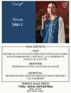 Nivra 4611 By Ganga Cotton Satin Printed Dress Material